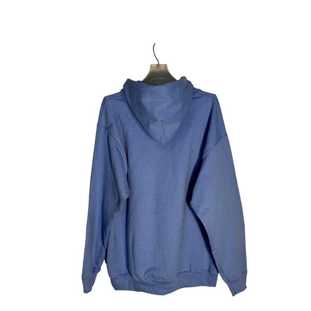 High Anxiety Blue Hoodie By Skim Milk Size Medium - Picture 3 of 8